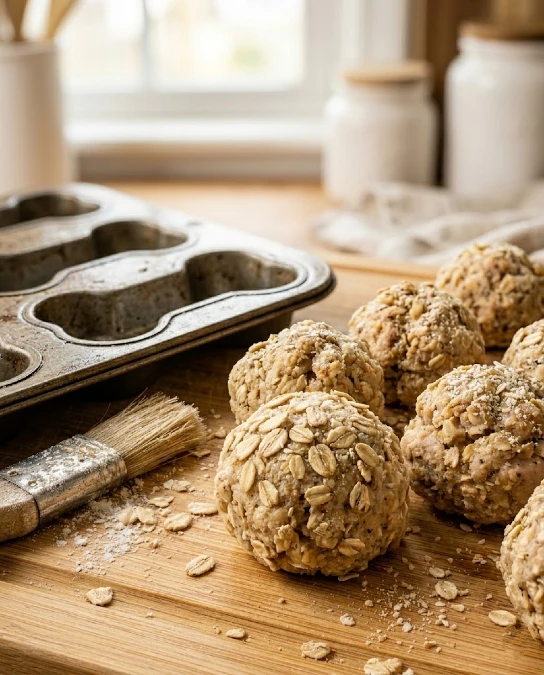 Chicken and Oat Balls
