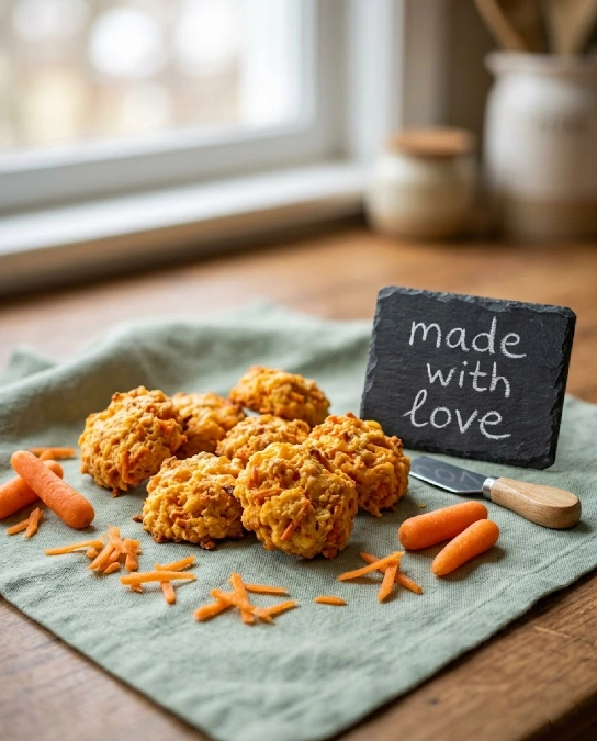 Cheese and Carrot Bites