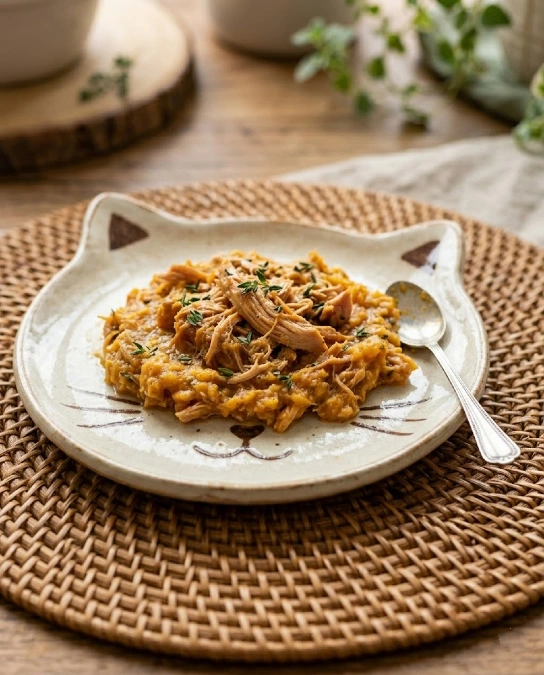 Royal Chicken and Pumpkin Mash