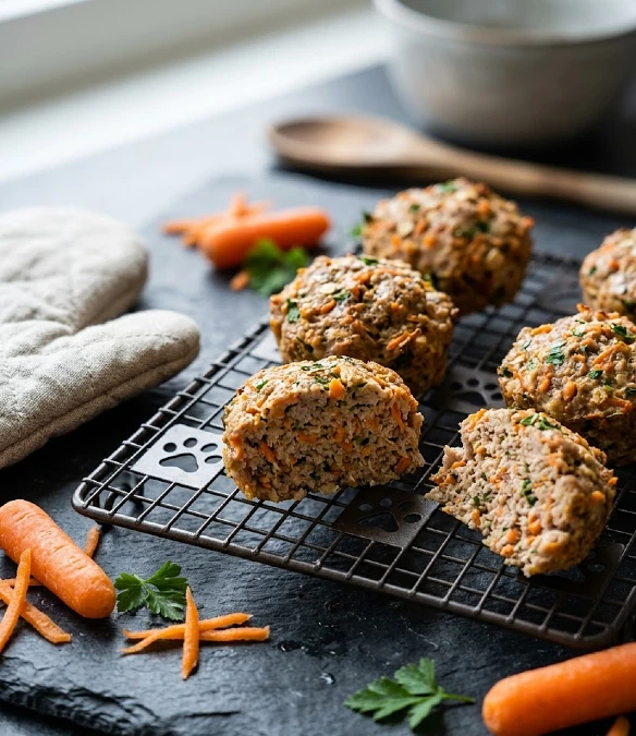 Turkey and Carrot Dog Meatloaf