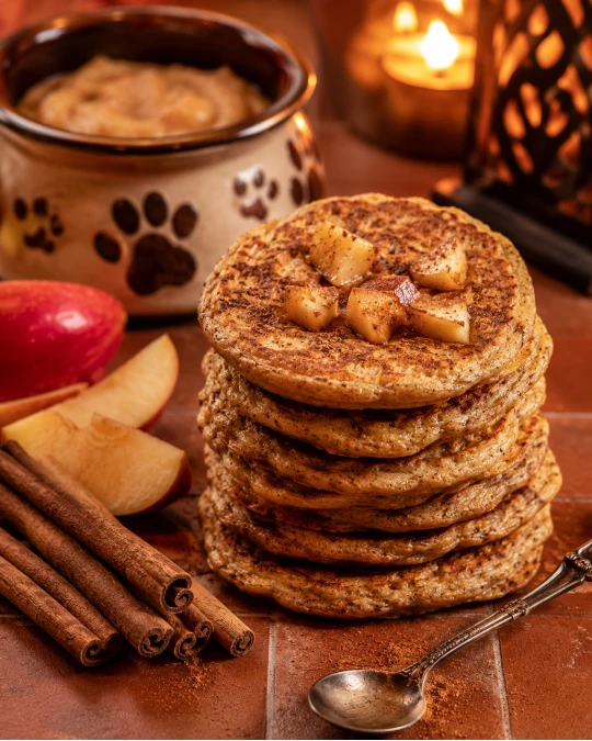 Apple Cinnamon Dog Pancakes