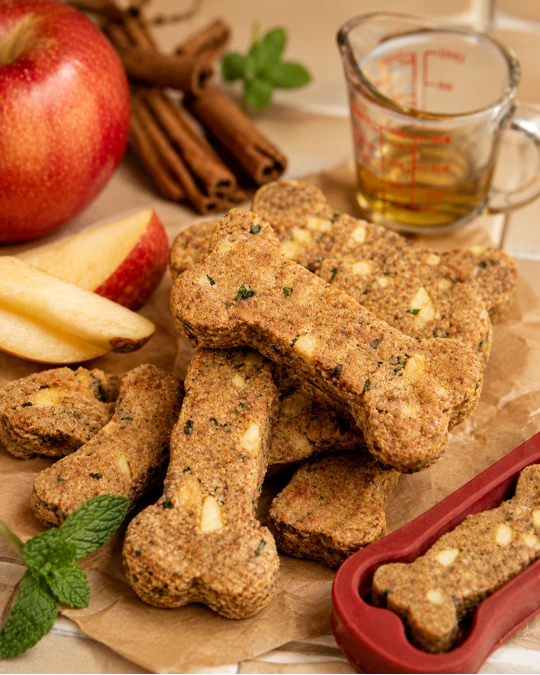 Apple Mint Dog Biscuits