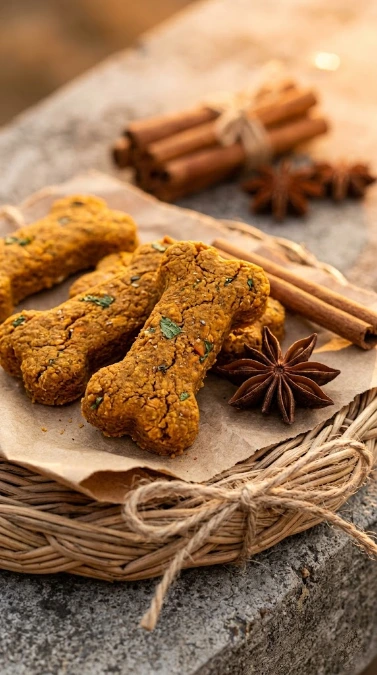 Pumpkin Mint Dog Treats