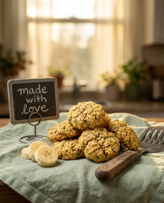 Banana Oatmeal Cookies