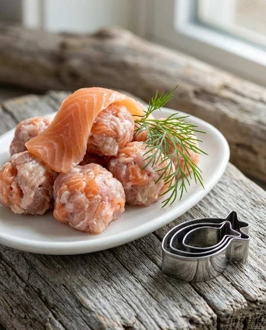 Pork and Salmon Medley