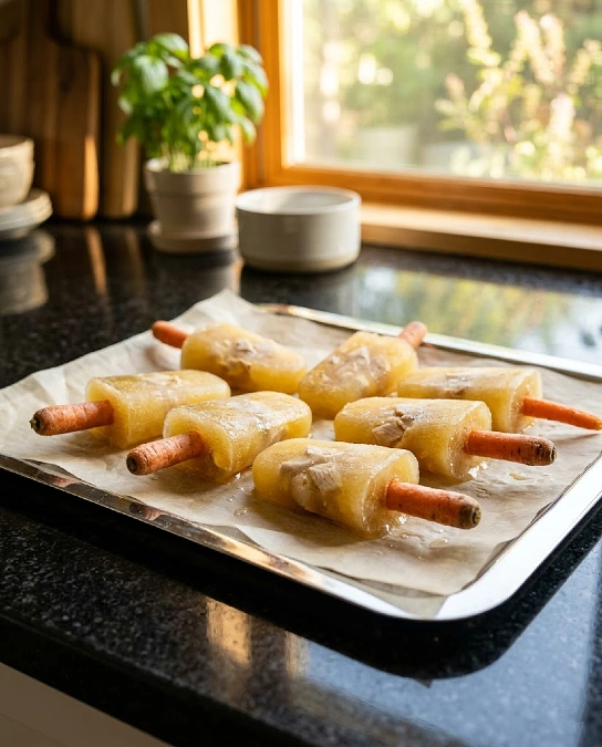 Chicken Broth Pupsicles