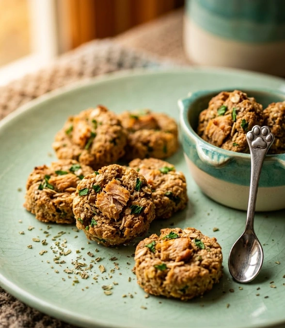 Crunchy Tuna and Parsley Buttons