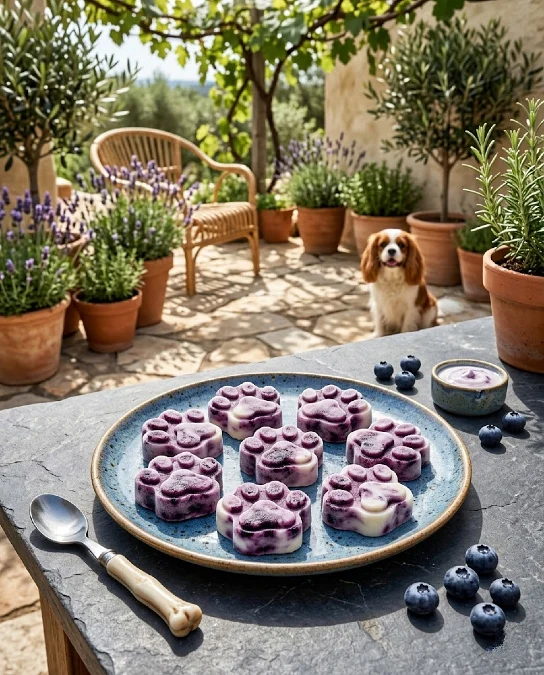 Blueberry Yogurt Paws