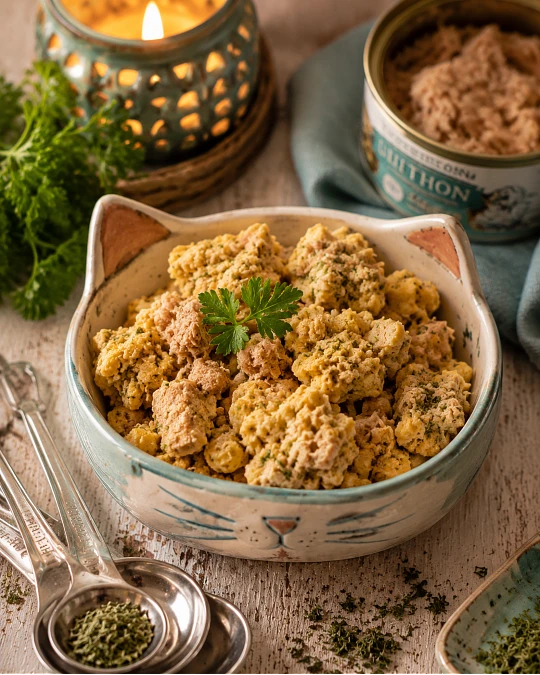 Tuna and Egg Scramble