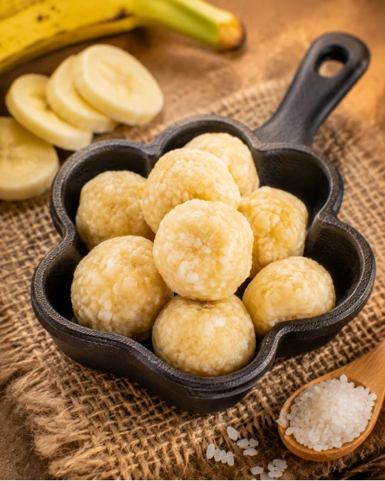 Banana and Rice Mash Bites