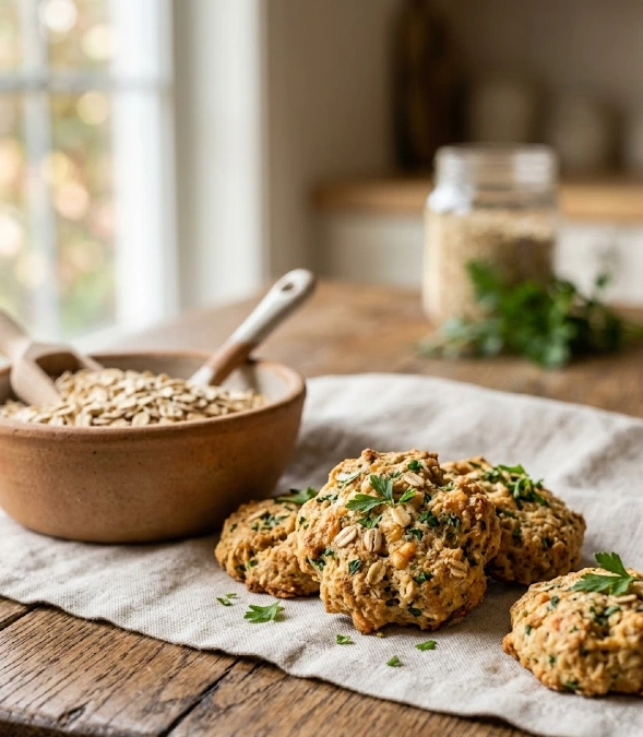 Cheesy Parsley Biscuits
