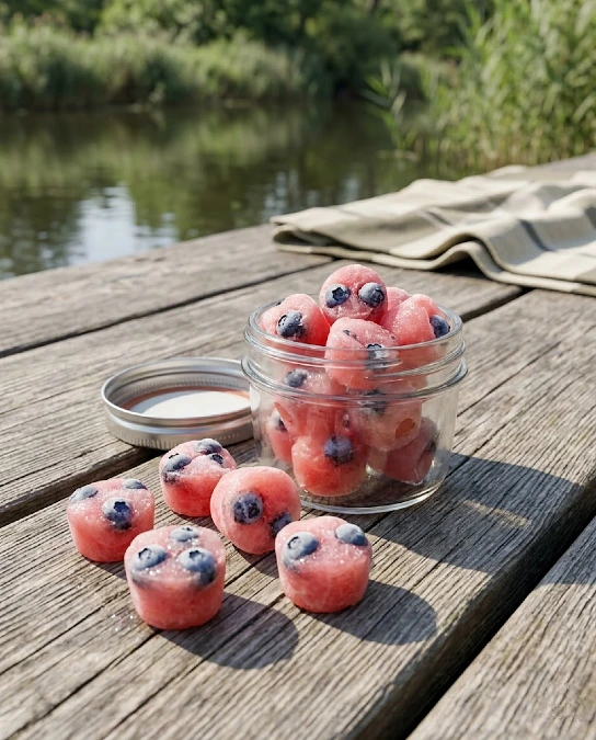 Watermelon Blueberry Bites