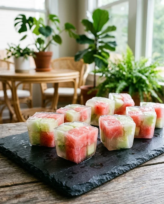 Watermelon Cucumber Coolers