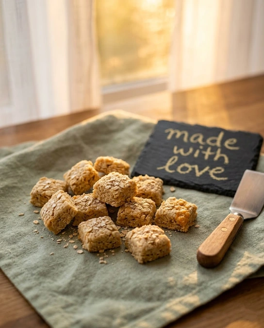 Cheddar Cheese and Oat Squares