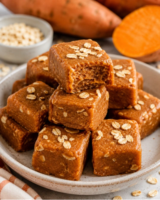 Sweet Potato Peanut Butter Chews