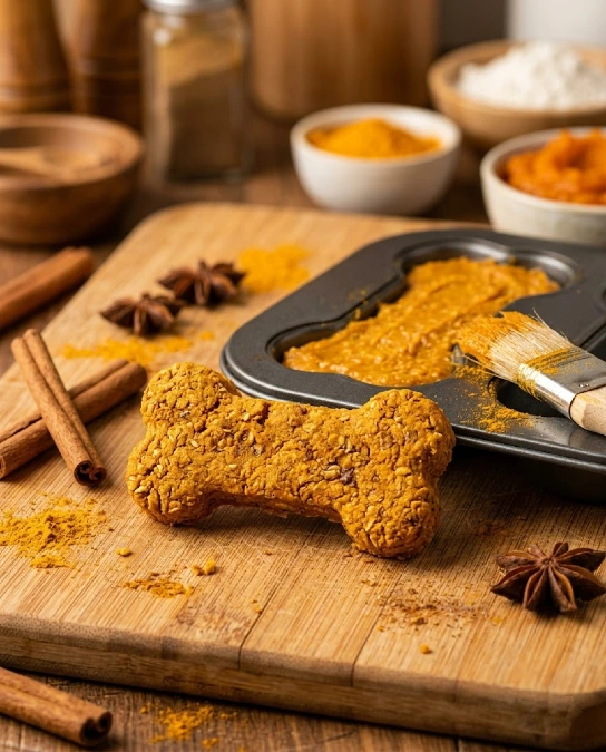 Turmeric Pumpkin Biscuits