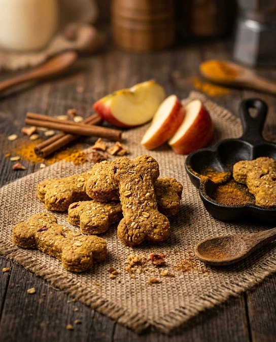 Apple Cinnamon Golden Cookies