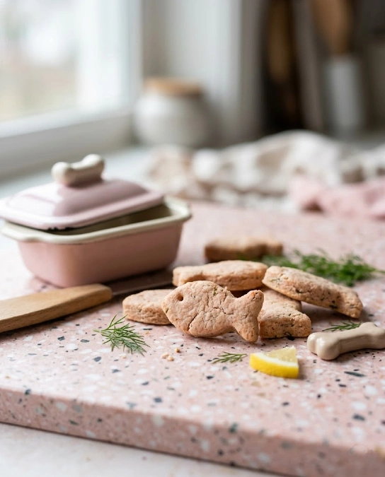 Salmon and Green Mussel Biscuits