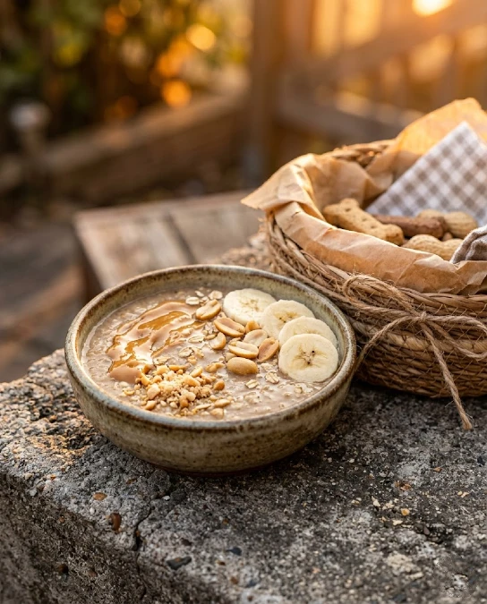 Banana Peanut Butter Power Smoothie