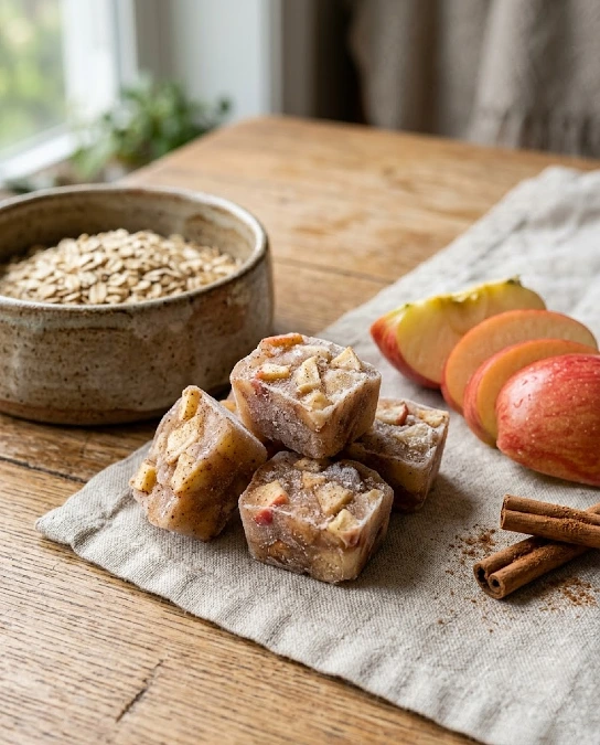 Frozen Cinnamon Apple Cubes