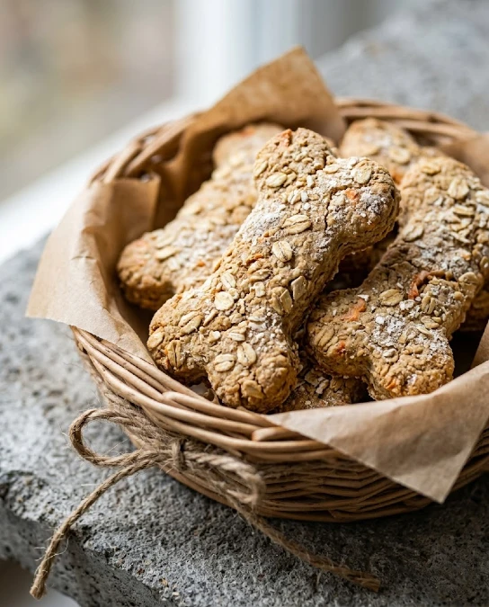 Baked Salmon Oat Biscuits