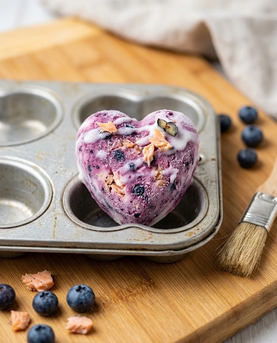 Frozen Salmon Yogurt Pupsicles