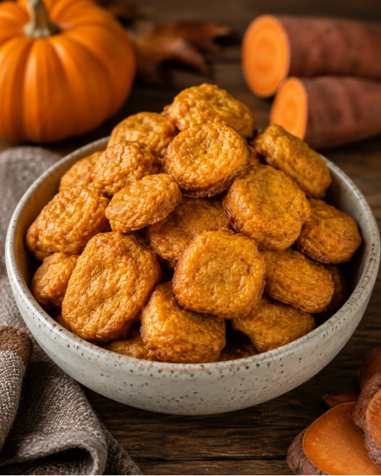 Baked Pumpkin Yam Chews