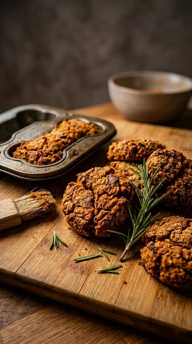 Sweet Potato Liver Mash Cookies