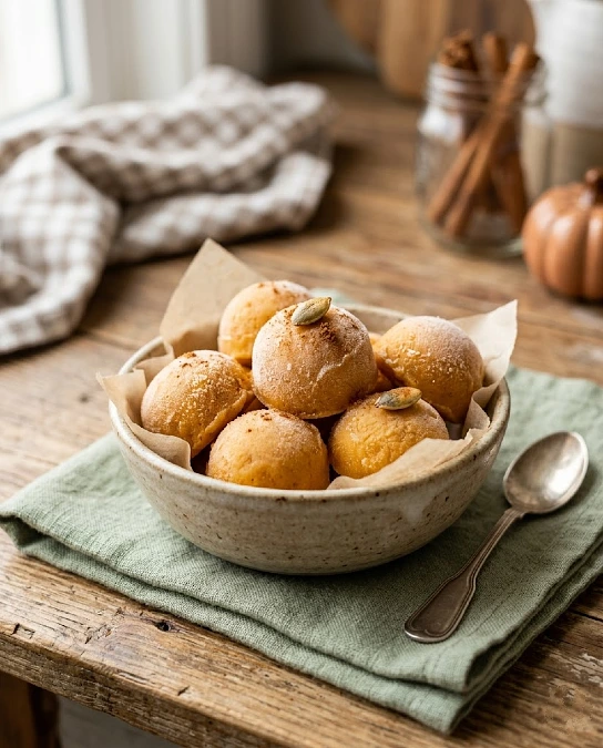 Frozen Pumpkin Yogurt Drops