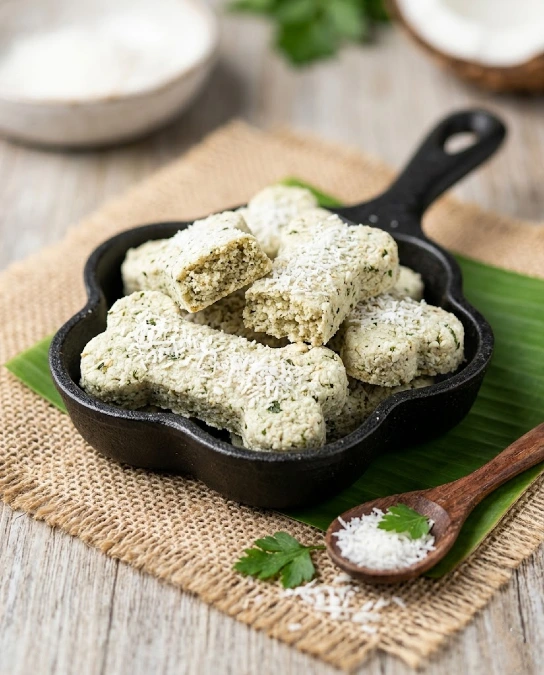 Coconut Oil Parsley Breath Fresheners