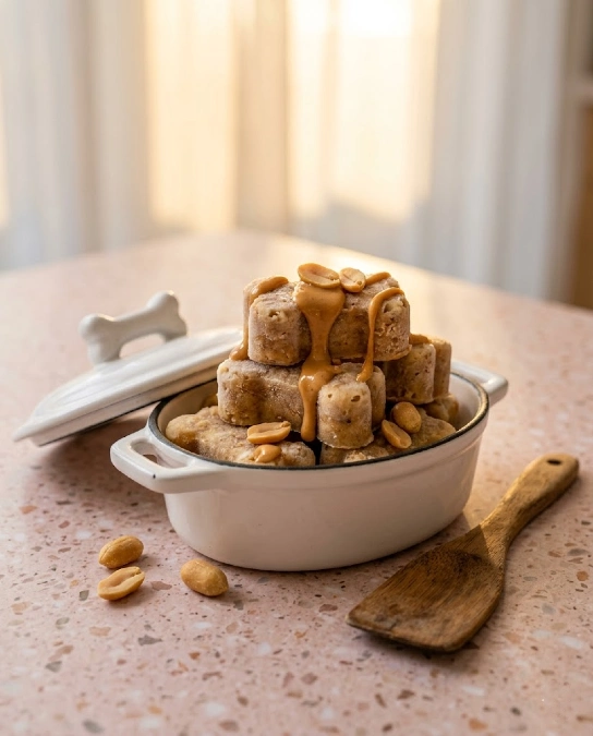 Frozen Peanut Butter Banana Bites