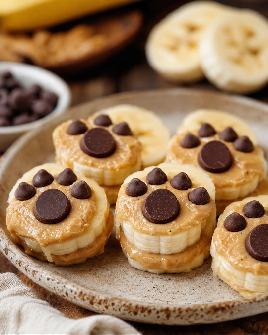 Classic Peanut Butter Banana Paws