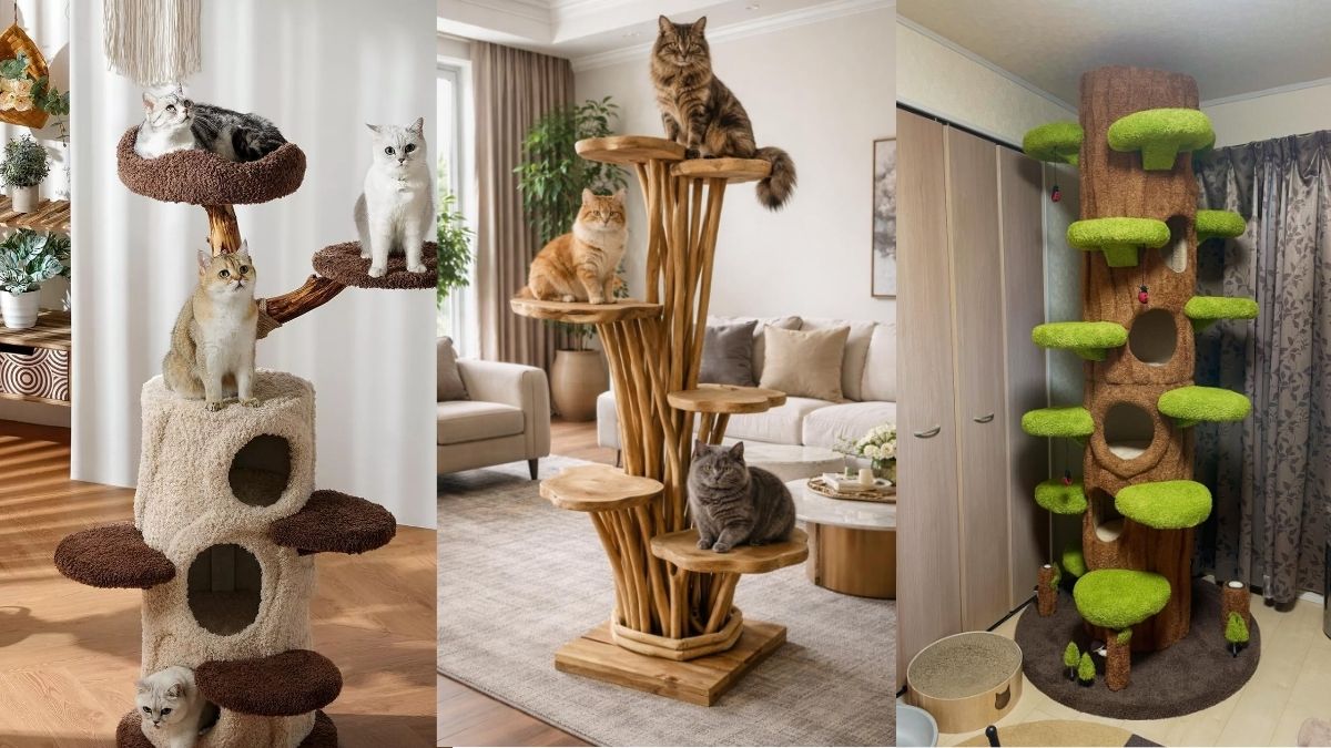 17 Aesthetic Cat Tree Ideas That Don't Look Like Carpet Trash