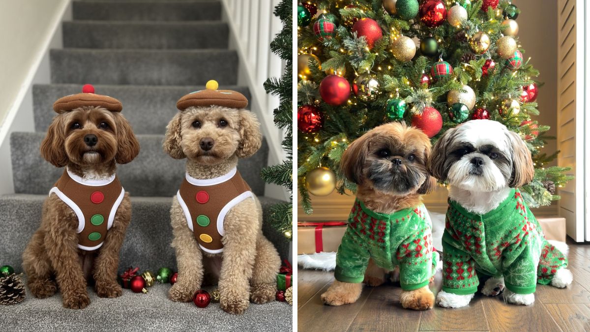 18 Funny Christmas Dog Outfits Worth a Family Photo Reshoot