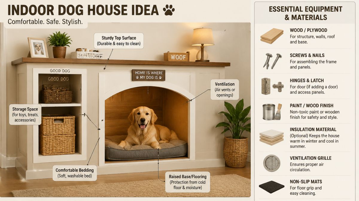 Indoor Dog House Idea