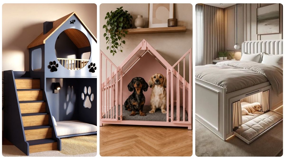18 Indoor Dog House Ideas That Match Your Living Room