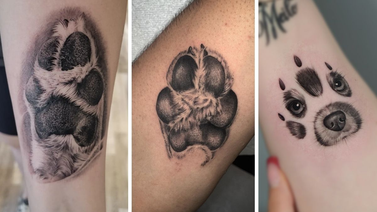 19 Dog Paw Print Tattoo Ideas From Tiny to Statement