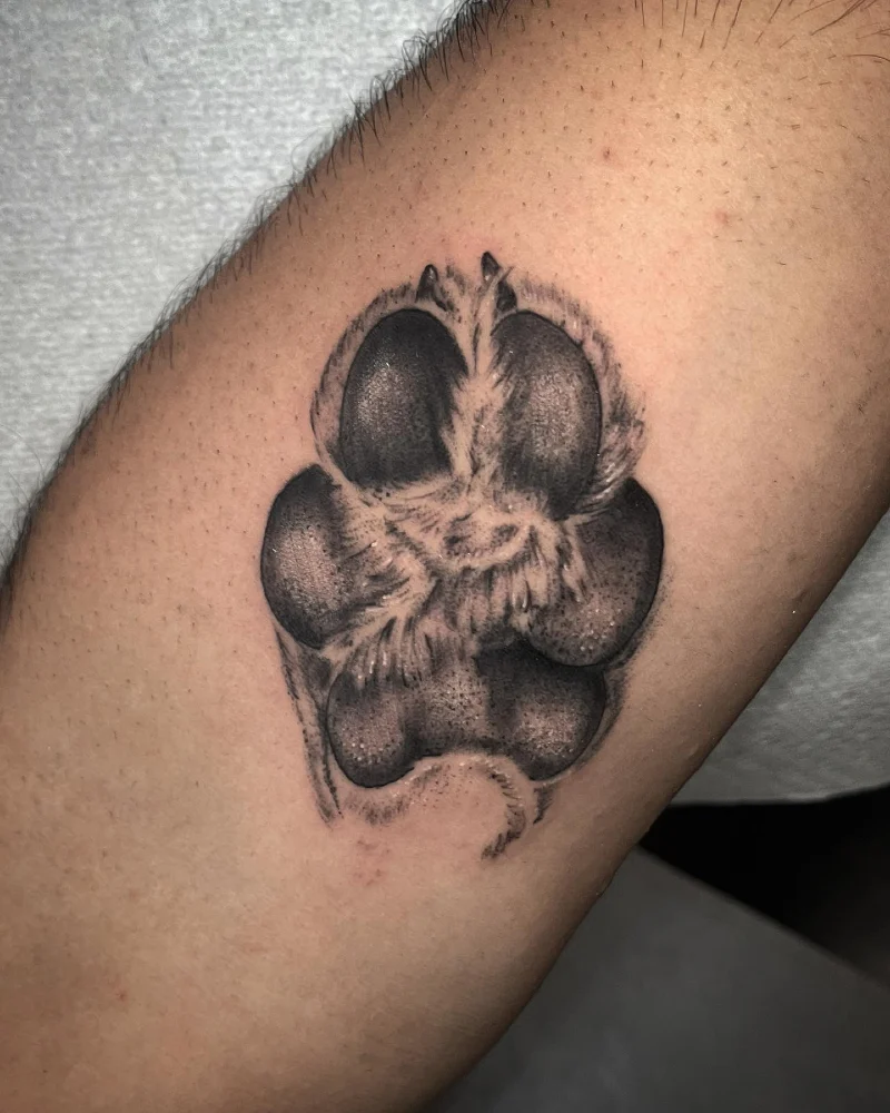 Hyper-Realistic Canine Footpad with Layered Shading