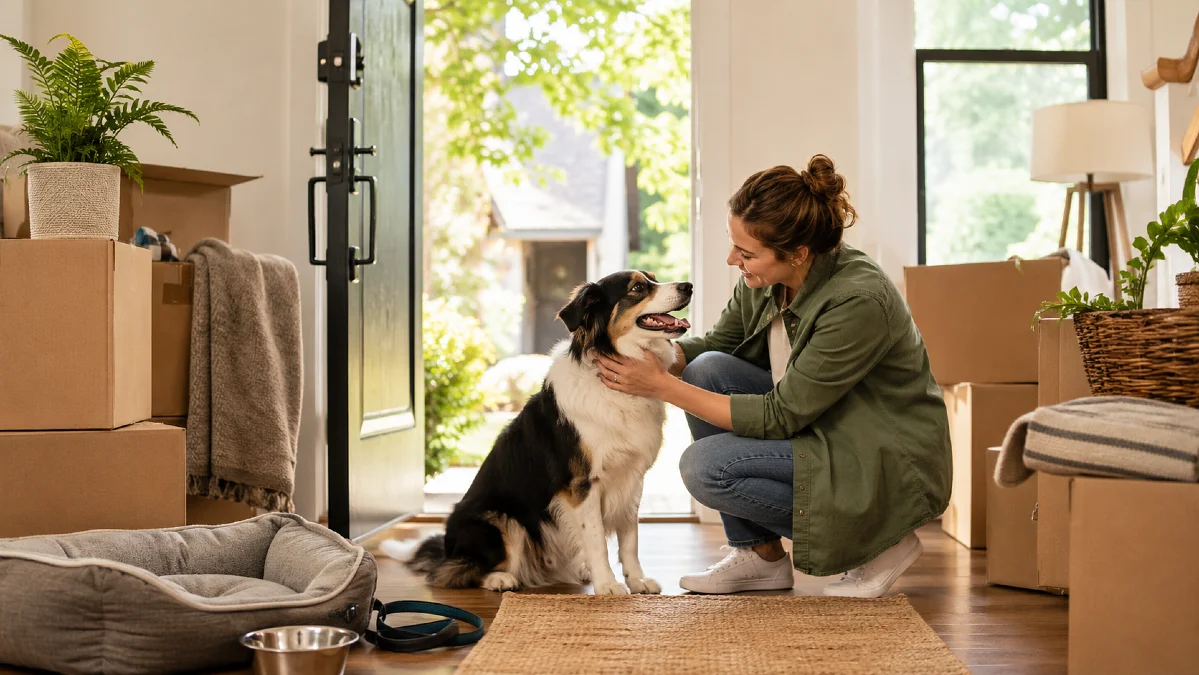 How to Move to a New Home With a Dog Without Trauma