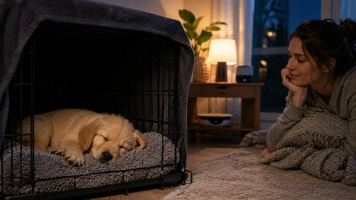 How to Get a Dog to Sleep Through the Night From Day One