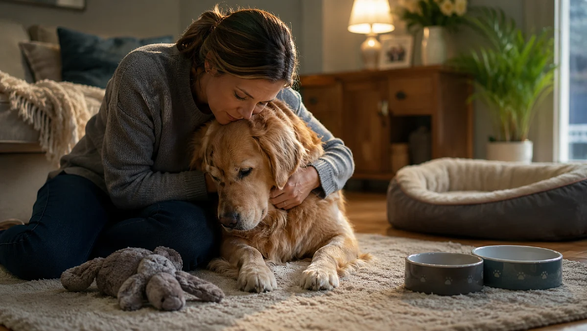 How to Comfort a Dog Grieving the Loss of Another Pet
