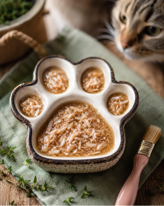Simple Chicken Cat Gravy