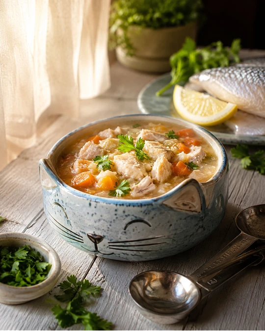 Fish and Carrot Gravy