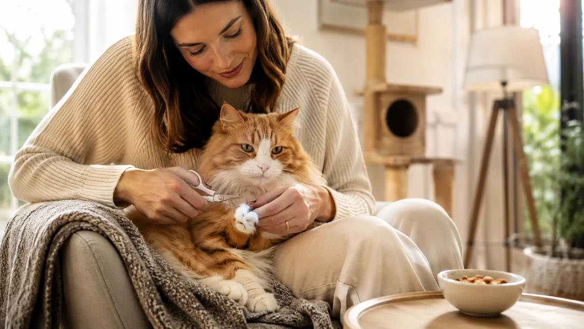 How to Trim Cat Claws at Home Without Drama