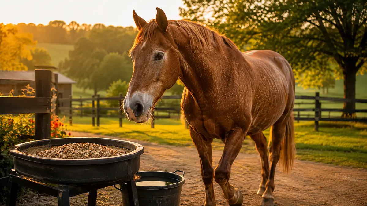 What to Feed a Senior Horse for Better Weight and Mobility