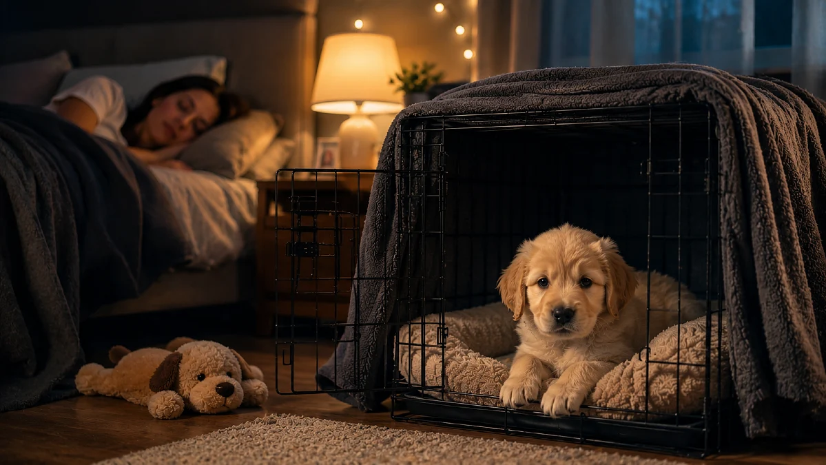 How to Crate Train a Puppy Without the All-Night Crying
