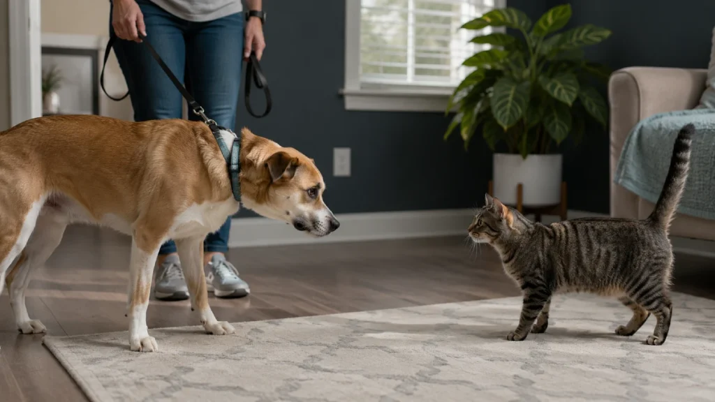 Step 4: The First Face to Face Leashed Meeting