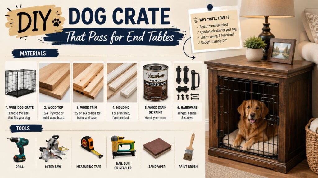  DIY Dog Crate Equipment Requirement