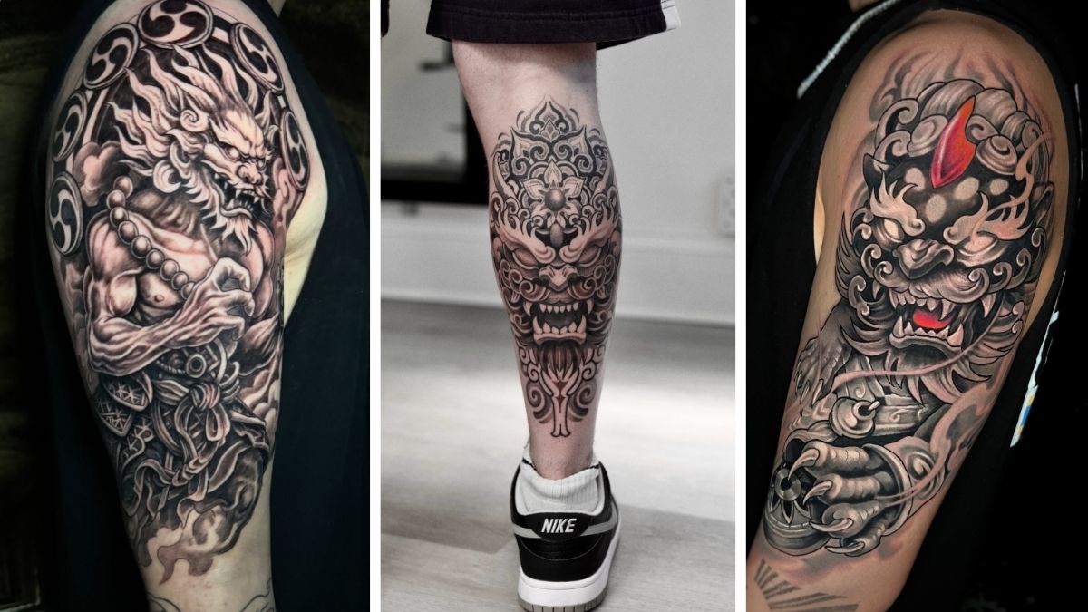 17 Meaningful Foo Dog Tattoo Ideas for Guardianship and Prosperity