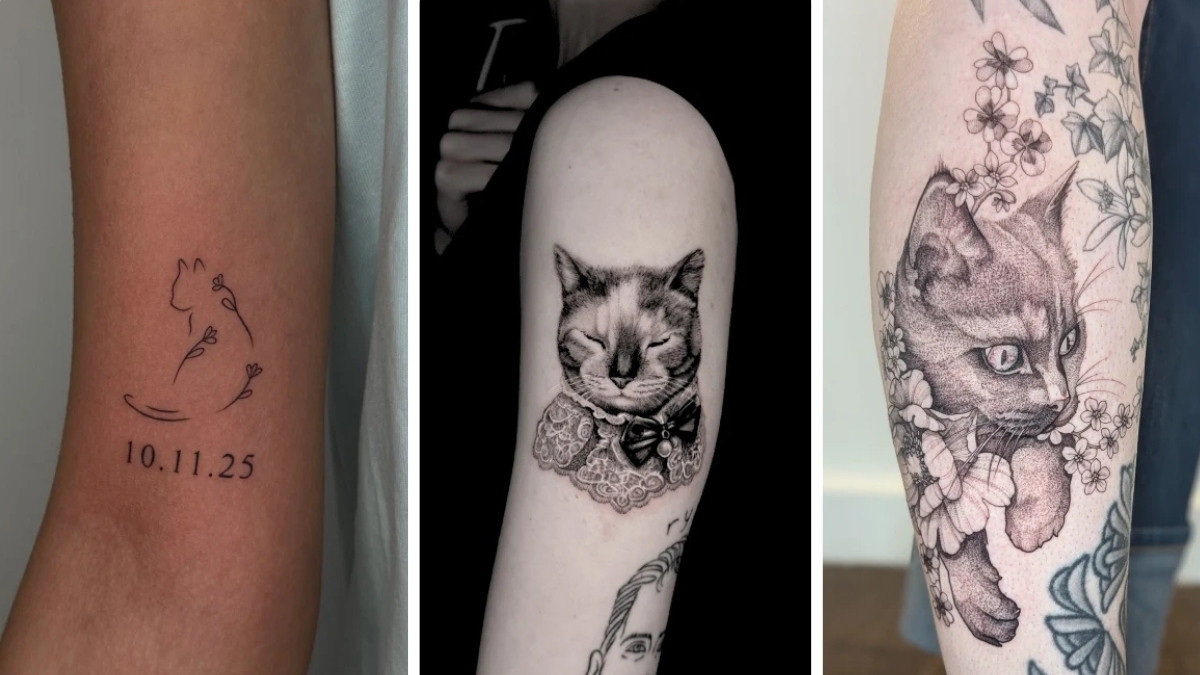 19 Cat Memorial Tattoo Ideas That Hold Their Memory